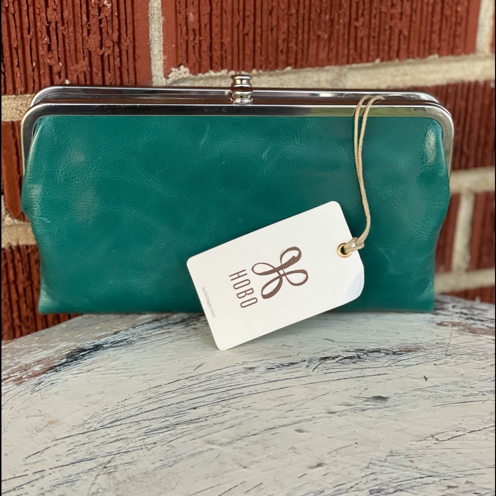 NWT Hobo double framed wallet clutch organizer